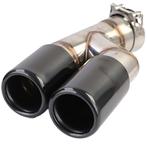 Uitlaat Sierstuk Dubbel Rond Black Voor BMW 3 Serie F30 F31, Ophalen of Verzenden, Automotive Parts, A.parts@hotmail.nl, Trasmolenlaan 12 3447 GZ Woerden