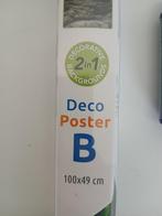 Achterwand posters aquarium 100 x 49 + Poster Gel, Dieren en Toebehoren, Vissen | Aquaria en Toebehoren, Ophalen, Nieuw, Overige typen