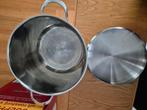 Pan, Ophalen of Verzenden, Zo goed als nieuw, Rvs, Kookpan of Snelkookpan