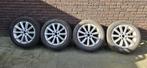 Originele VW Helsinki velgen 17 inch + winterbanden (Passat, Ophalen, Banden en Velgen, 17 inch, Winterbanden