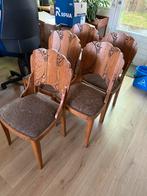 5 antieke stoelen, om op te knappen, Ophalen, Gebruikt, Bruin, Vijf, Zes of meer stoelen