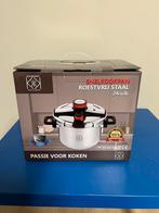 Snelkookpan - Kookkunst Holland - 8L, Huis en Inrichting, Kookpan of Snelkookpan, Inductieplaat, Nieuw, Ophalen of Verzenden