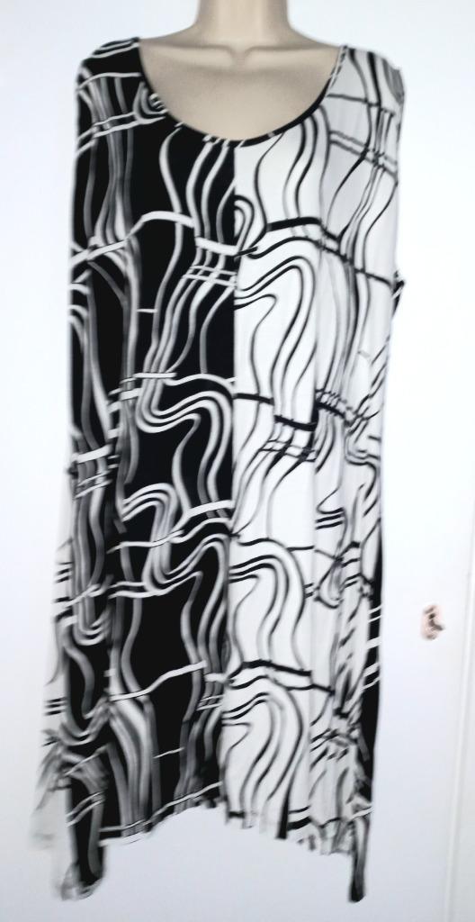 Twister jurk maat 4 (52), Kleding | Dames, Grote Maten, Zo goed als nieuw, Jurk, Zwart, Ophalen of Verzenden