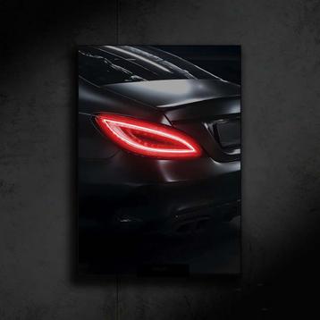 LED autoschilderij met een afbeelding van Mercedes CLS63 beschikbaar voor biedingen