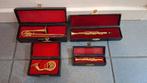 Miniatuur muziekinstrumenten, 4x blaasinstrumenten, Ophalen of Verzenden, Zo goed als nieuw, Koperblazer