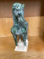 Chinees Tang-dynastie terracotta paard groen, Ophalen of Verzenden