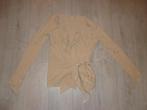 beige cashmere damesvest van Zadig & Voltaire, maat L, Ophalen of Verzenden, Zo goed als nieuw, Maat 42/44 (L), Beige
