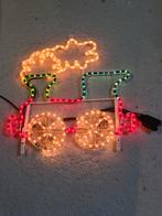 Kerst versiering verlicht treintje 56x62 cm, Ophalen