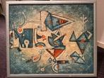 Abstract compositie van Harry Belong, Antiek en Kunst, Kunst | Schilderijen | Klassiek, Ophalen