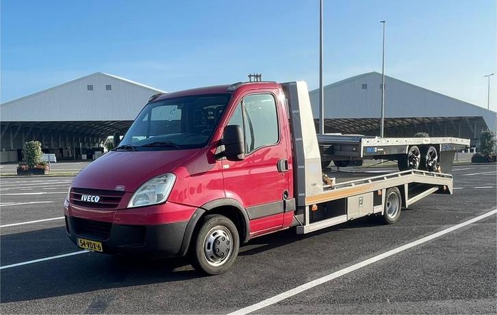 Iveco Daily 35C15 - 3.0 - Tijhof oprijwagen / autotransport, Auto's, Bestelauto's, Bedrijf, Iveco, Diesel, Euro 4, Handgeschakeld