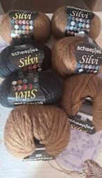 Scheepjes Silvi Wol - 7 Bollen, Ophalen of Verzenden, Nieuw, Breien of Haken, Wol of Garen