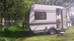 Retro caravan - Hobby De Luxe 370 - opgeknapt / gepimpt, Hobby, Tot en met 2, Particulier, Vast bed