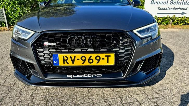 Audi A3 RS3 2.5 Tfsi 400pk Quattro S Tronic 2017 Grijs, Auto's, Audi, Particulier, A3, 4x4, ABS, Airbags, Airconditioning, Alarm
