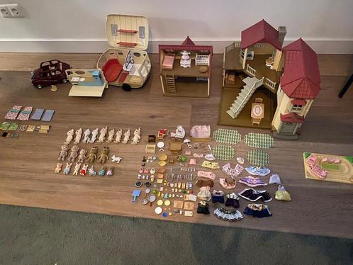 Complete set Sylvanian Family zeer uitgebreid!!, Verzamelen, Poppenhuizen en Toebehoren, Zo goed als nieuw, Poppenhuis, Ophalen