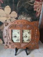 Antiek houten kerfsnede fotolijst, Ophalen of Verzenden