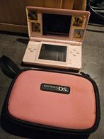 Vintage licht roze nintendo ds lite met nintendo tasje pink., Spelcomputers en Games, Gebruikt, DS Original of Phat, Ophalen of Verzenden
