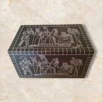 Egyptische kist hout, Antiek en Kunst, Kunst | Niet-Westerse kunst, Ophalen of Verzenden