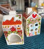 Blond Amsterdam Huisjes - Sfeervolle decoratie, Overige materialen, Wit, Ophalen of Verzenden, Zo goed als nieuw