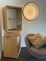 Molteni & C. Teorema vitrinekast – walnoot – als nieuw, Ophalen, Glas, 50 tot 100 cm, Zo goed als nieuw