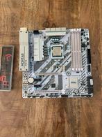 MSI H270M Mortar Arctic + i5 7500, Computers en Software, Moederborden, Ophalen, LGA 1151, DDR4, Zo goed als nieuw