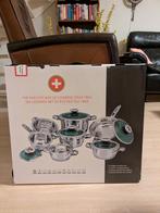 Nieuwe 12-delige Pannenset - Alle Warmtebronnen, Ophalen, Nieuw, Pannenset, Rvs