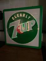 Zeldzaam 7-Up Lichtreclamebord met Glasvezel, Ophalen of Verzenden, Zo goed als nieuw, Lichtbak of (neon) lamp