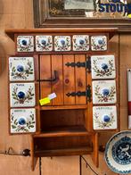 Vintage keuken kruidenkastje met porseleinen laatjes, Antiek en Kunst, Curiosa en Brocante, Ophalen