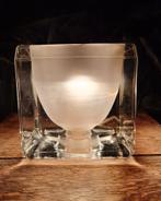 Vintage / retro Ice Cube-tafellamp van Peill & Putzler, Huis en Inrichting, Lampen | Tafellampen, Ophalen, Gebruikt, Minder dan 50 cm