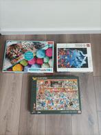 Puzzels met 1000 stukjes, Hobby en Vrije tijd, Denksport en Puzzels, Ophalen of Verzenden, 500 t/m 1500 stukjes, Zo goed als nieuw