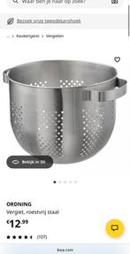 RVS vergiet IKEA, Ophalen of Verzenden, Nieuw, Rvs