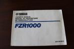 Yamaha FZR1000 1987 owner's manual betriebsanleitung FZR, Ophalen of Verzenden, Yamaha