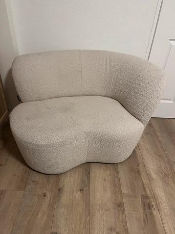 WOOOD Stone Fauteuil Crème Bouclé beschikbaar voor biedingen