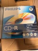 Philips CD-R 700MB 52x - 10 stuks, Ophalen of Verzenden, Nieuw, Cd, Op spindel