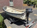 Hele leuke boot / sloep Cremo Crescent 42 met 5pk & trailer, Watersport en Boten, Vis- en Consoleboten, Ophalen, Gebruikt, Tot 10 pk
