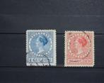 Nederland NVPH 163-164 Gestempeld, Postzegels en Munten, Postzegels | Nederland, Ophalen of Verzenden, T/m 1940, Gestempeld