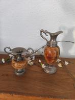 Onyx vaasjes / kandelaars, Antiek en Kunst, Ophalen of Verzenden