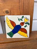 Mexicaanse talavera tegel vogel handgemaakt, Ophalen of Verzenden, Gebruikt