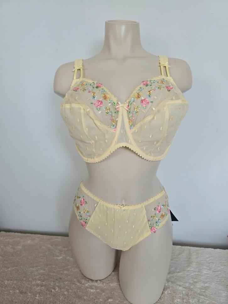 Nieuw prima donna bh sedaine 100g of 95h slip 44xl, Kleding | Dames, Ondergoed en Lingerie, BH, Geel, Ophalen of Verzenden