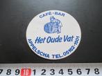 sticker appelscha café bar HET OUDE VAT, Ophalen, Zo goed als nieuw