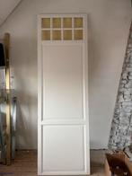 Authentieke deur met geel glas, Doe-het-zelf en Verbouw, Ophalen, Gebruikt, Minder dan 80 cm, Binnendeur