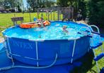 Intex zwembad, systeem., Tuin en Terras, Ophalen, Gebruikt, Minder dan 80 cm, 200 tot 400 cm