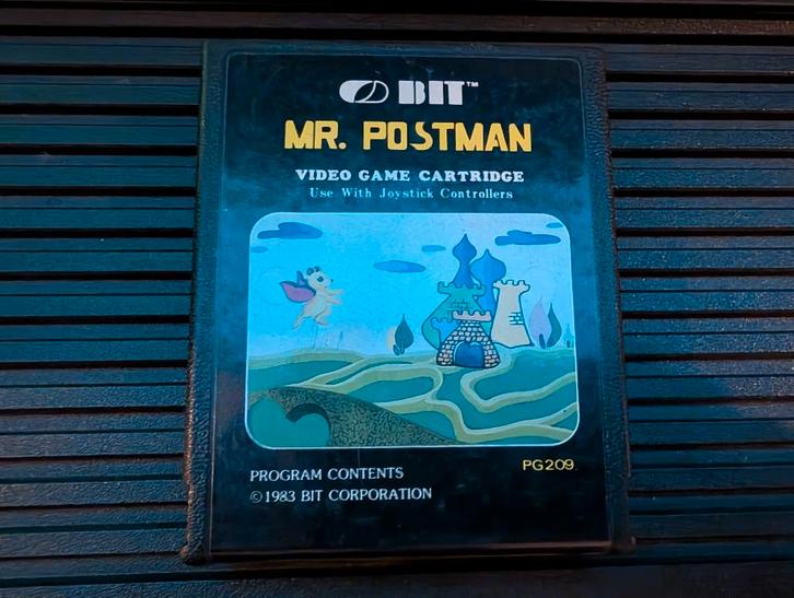 Mr. Postman - Atari 2600 spel game, Spelcomputers en Games, Games | Atari, Gebruikt, Atari 2600, Avontuur en Actie, 1 speler, Vanaf 7 jaar