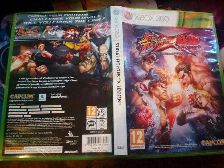 Street Fighter X Tekken - Xbox 360, Spelcomputers en Games, Games | Xbox 360, Gebruikt, Vechten, 2 spelers, Vanaf 12 jaar, Eén computer