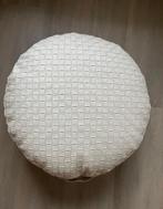 Leren poef, Marrokaanse stijl, Rond, Leer, Zo goed als nieuw, 50 tot 75 cm