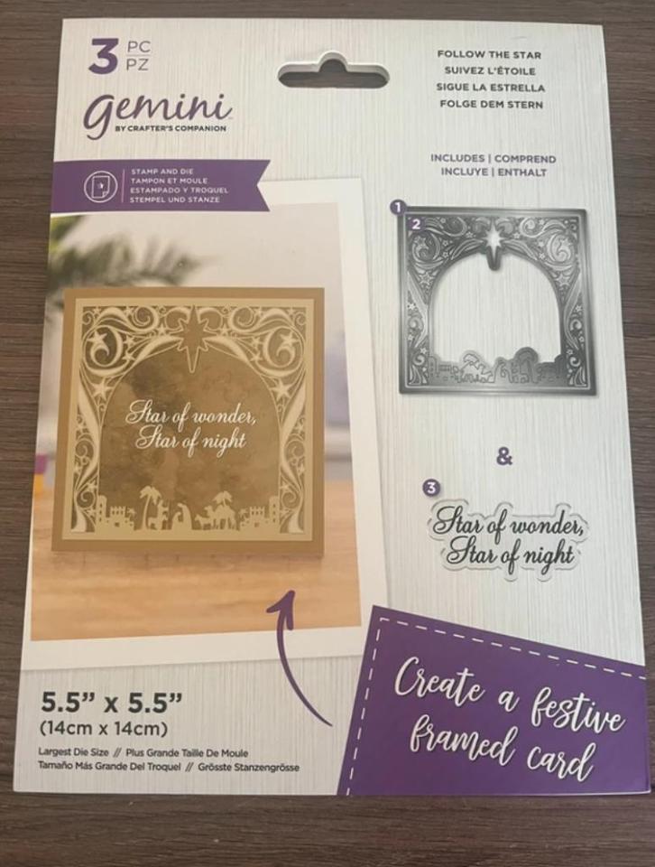 Gemini – Stamp & Die – Marvellous Macaro, Hobby en Vrije tijd, Stempelen, Nieuw, Clearstamp, Ophalen of Verzenden