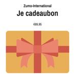 Giftcard van Zumo International met 89,95 euro tegoed, Tickets en Kaartjes, Kortingen en Cadeaubonnen, Eén persoon, Cadeaubon