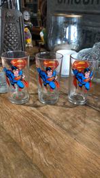 3 frisdrank glazen van Superman in mooie staat, Verzamelen, Stripfiguren, Superheld, Ophalen of Verzenden, Zo goed als nieuw