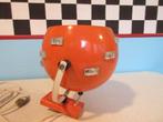 Vintage Oranje jaren 70 wandlamp, Ophalen of Verzenden, Zo goed als nieuw, Glas, Vintage