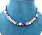 Ketting met millifiori kralen, Verzenden, Zo goed als nieuw, Overige materialen