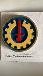 KNIL Leger Technische Dienst, Ophalen of Verzenden, Landmacht, Nederland, Embleem of Badge